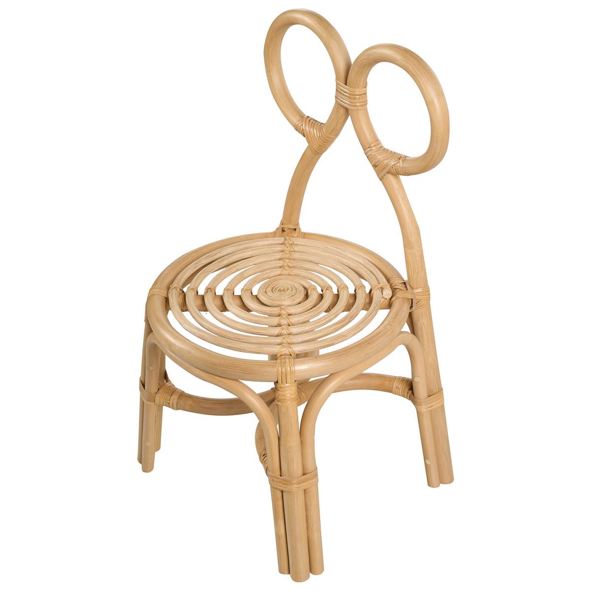 KINDERSESSEL Naturfarben Mirtia - Naturfarben, Naturmaterialien (34/59/28cm) - Beliani