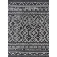 FLACHWEBTEPPICH Berber ESERA Polypropylen Anthrazit 160 x 220 cm - Anthrazit, Textil (160/220cm) - KADIMA DESIGN