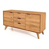 KOMMODE GREG Wildeiche - Wildeiche, Holz (134/63/40cm) - byoak