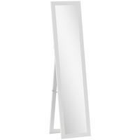 GANZKÖRPERSPIEGEL MDF Hartglas Weiß - Weiß, Holzwerkstoff (38/157/37cm) - HOMCOM
