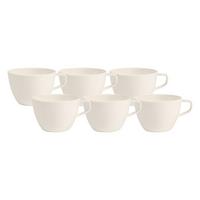 CAFÉ AU LAIT TASSEN Artesano Original weiß 260 ml 6er Set - Weiß, Keramik (0.26L) - Villeroy & Boch