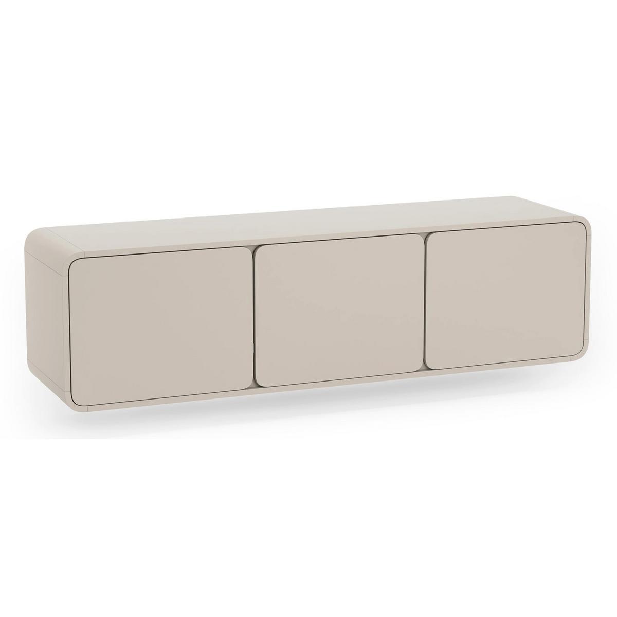 TV-LOWBOARD hängend Lummo 3-türig, Kaschmir, 156 cm - Kaschmir, Holzwerkstoff/Metall (156/42/39cm) - Selsey