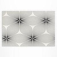 TEPPICH 140x210 cm Stilvolle Blumen Dunkle Linien - Creme, Kunststoff (140/210cm) - Wallfluent