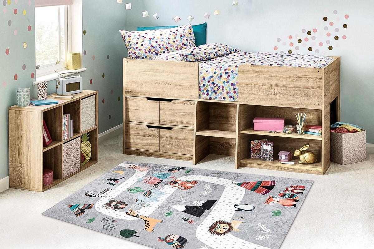 TEPPICH Bambino 140/190 cm - Grau, Textil (140/190cm) - rugsX