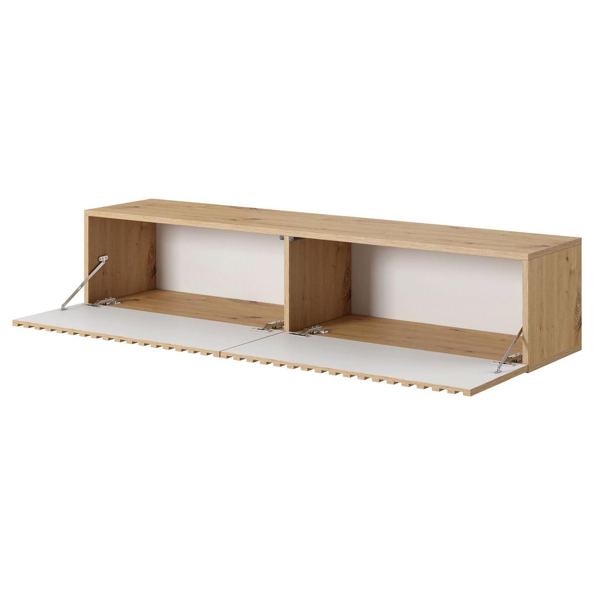 TV-HÄNGEBOARD Telire Eiche 138,6 cm - Eiche Artisan, Holzwerkstoff (138.6/30/31.6cm) - Selsey