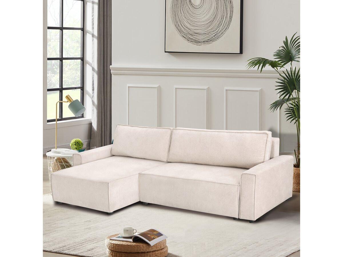 ECKSOFA montaigne beige - Beige, Textil (153/282cm) - Habitat Garten