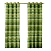ÖSENVORHANG Morocco blickdicht 2er-Set, 167/182 cm - Grün, Textil (167/182cm) - Homescapes