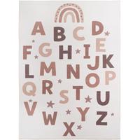 SPIELTEPPICH Waschbar TINO in Creme, mit Alphabet-Motiv, 120 x 170 cm - Beige, Textil (170/120cm) - KADIMA DESIGN
