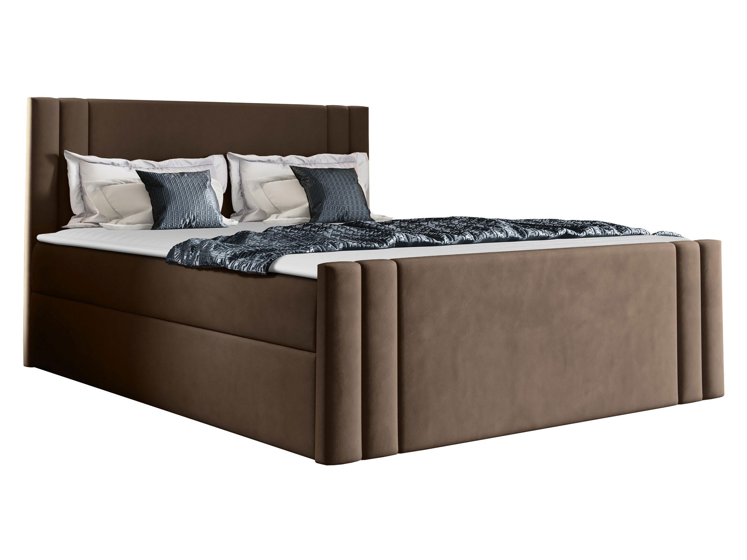 BOXBETT Carmen - H3 - Braun, Holz (140/200cm) - MIRJAN24