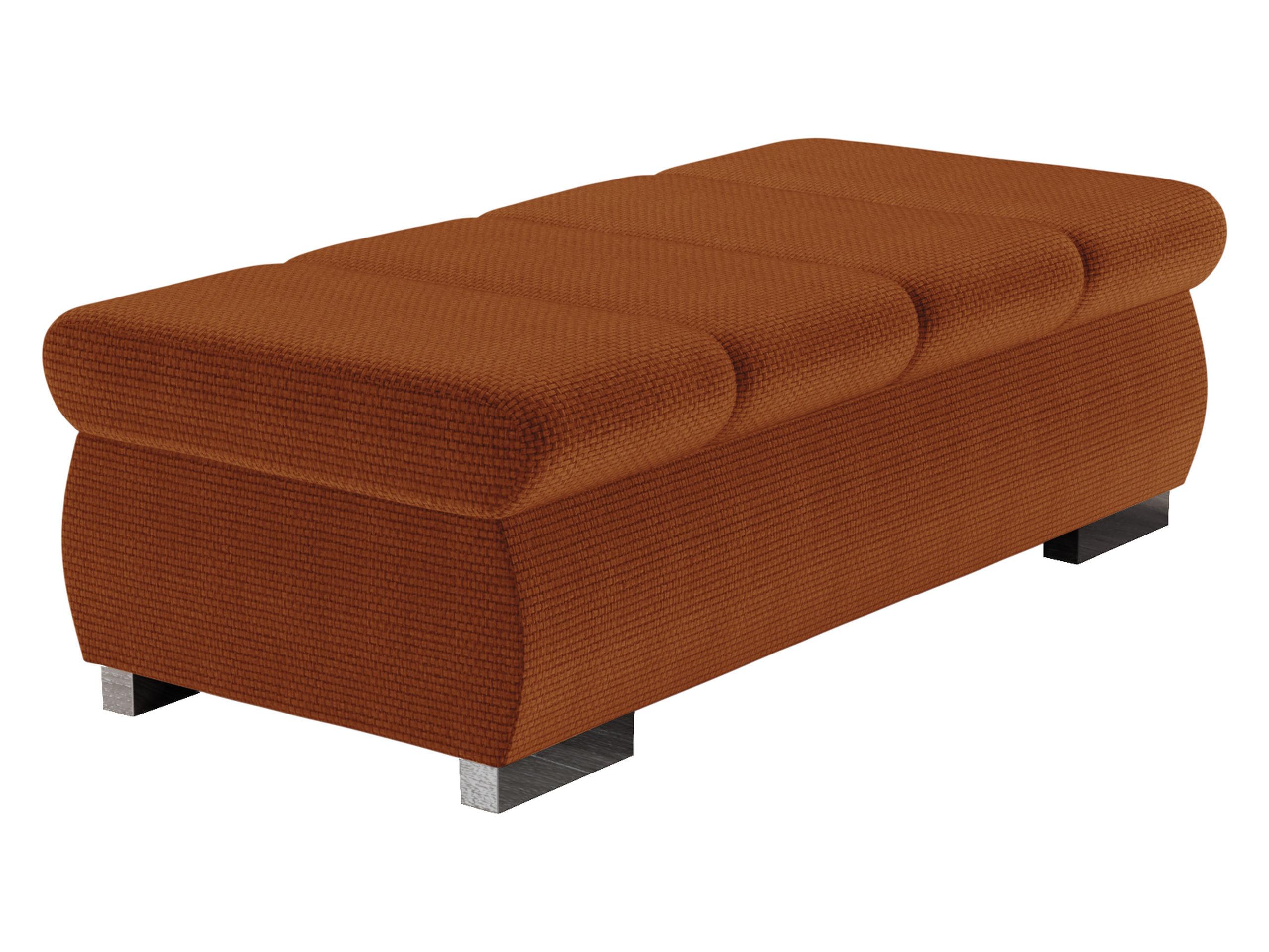 POLSTERHOCKER Bangkok Groß - Silberfarben/Bronzefarben, Holz/Kunststoff (120/39/60cm) - MIRJAN24