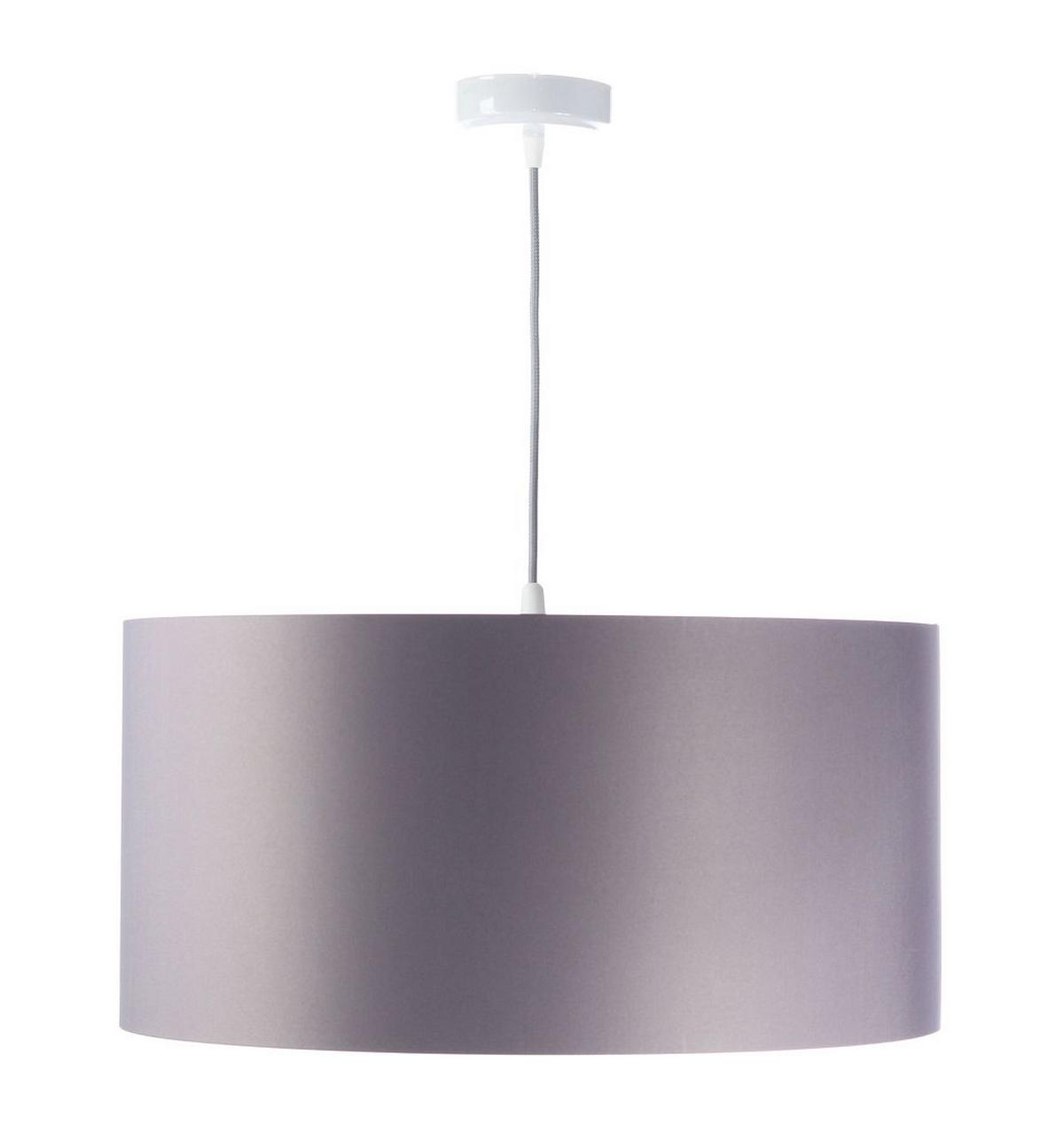HÄNGELEUCHTE Grau 40/20 cm - Silberfarben/Grau, Kunststoff (40/0.4/20cm) - ONZENO