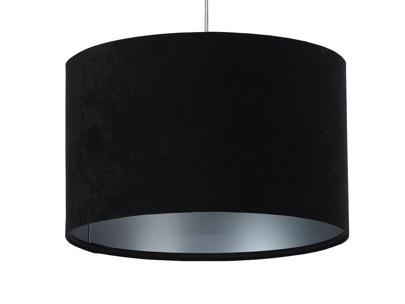 HÄNGELEUCHTE Schwarz 30/20 cm - Silberfarben/Schwarz, Kunststoff (30/0.45/20cm) - ONZENO