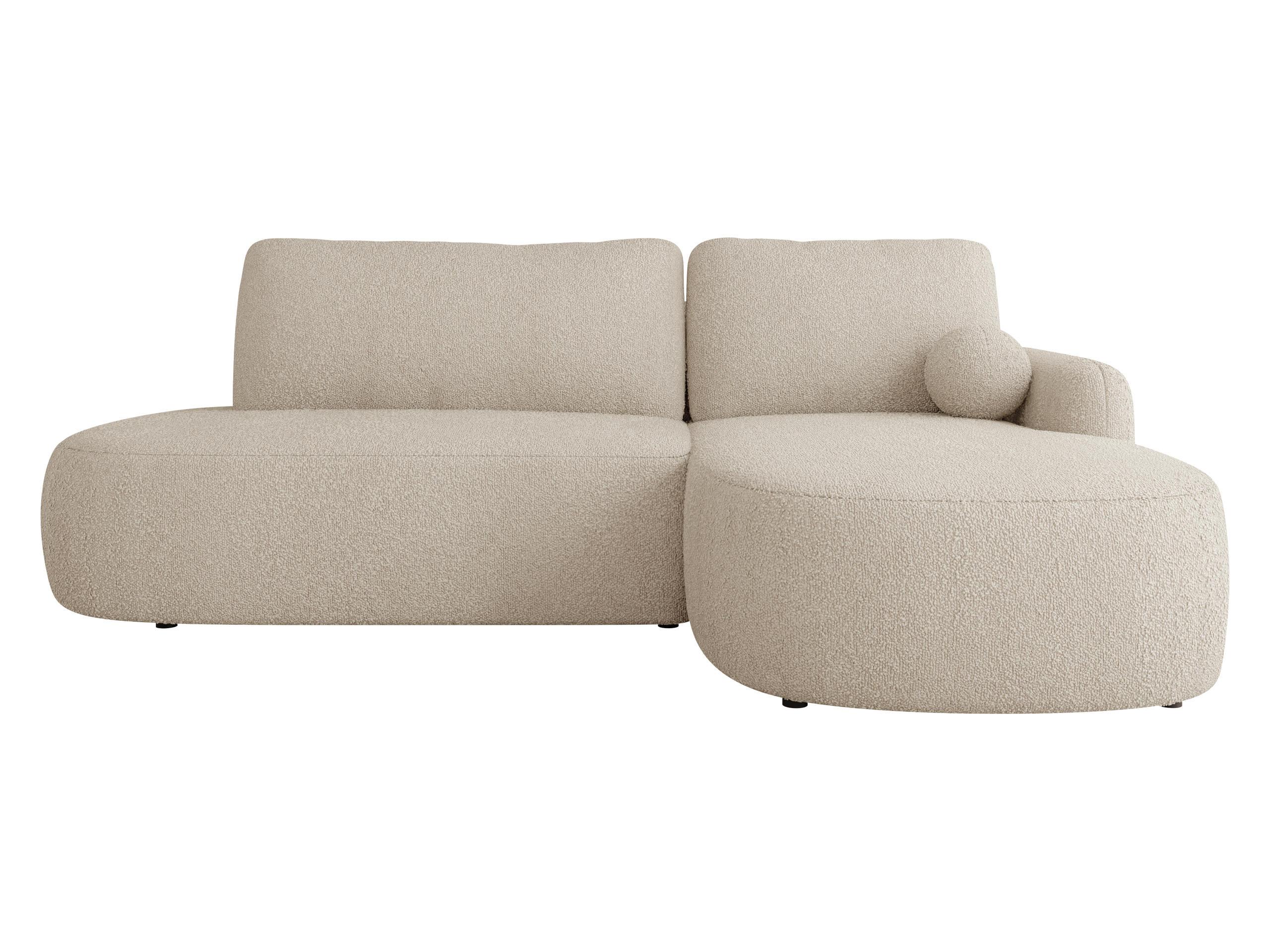 ECKSOFA Loridu O Premium, Seite: Rechts - Schwarz/Naturfarben, Holz/Kunststoff (174/274cm) - MIRJAN24