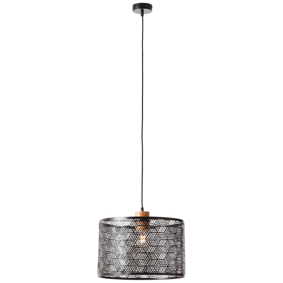 PENDELLEUCHTE Santy 99416/76 - Schwarz, Metall (39/39/120cm) - Brilliant
