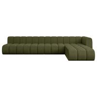 ECKSOFA modulares Sofa Darnel-L3 - 387x177x70 cm Grün - Grün, Holzwerkstoff/Textil (387/177cm) - ALTDECOR