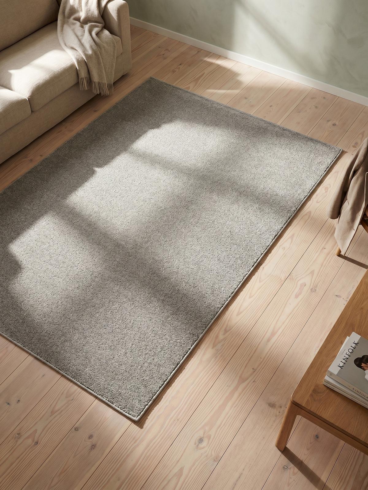 TEPPICH Kurzflor MAIN in Creme, einfarbig, 200 x 290 cm - Beige, Textil (290/200cm) - KADIMA DESIGN
