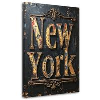 LEINWANDBILD Inschriften und Zitate 80x120cm - Schwarz, Textil (80/120cm) - Feeby