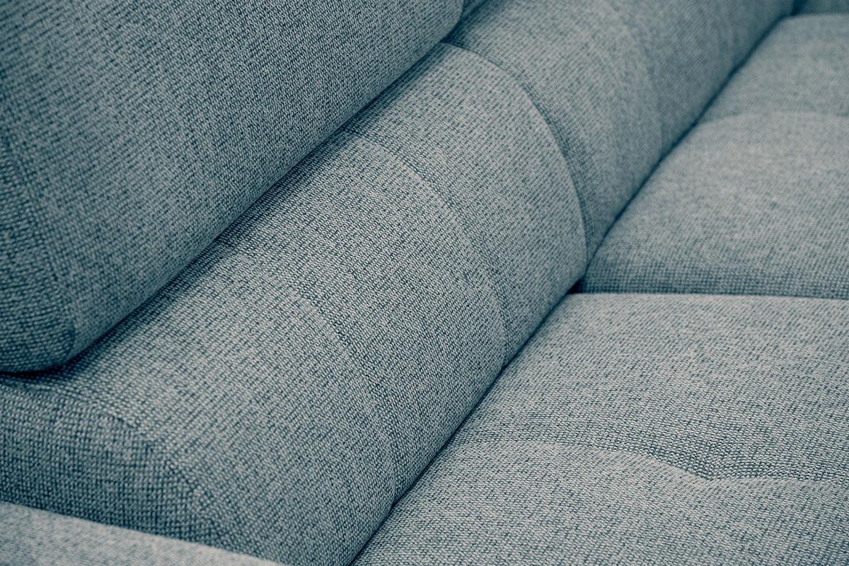 ECKSOFA FIERO 5-Sitzer, mintgrün - Schwarz/Mintgrün, Holzwerkstoff/Textil (269/158cm) - Wozimo