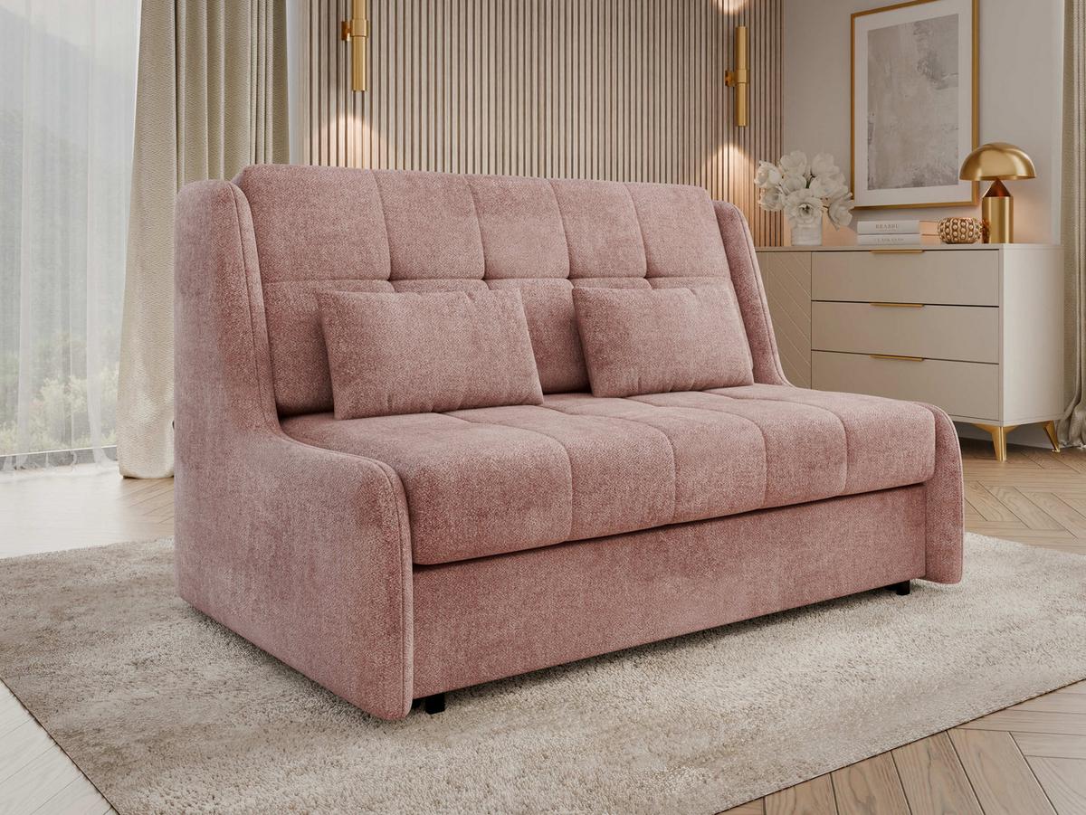 SCHLAFSOFA Viva Elite III - Schwarz/Rosa, Holz/Metall (146/85/98cm) - MIRJAN24