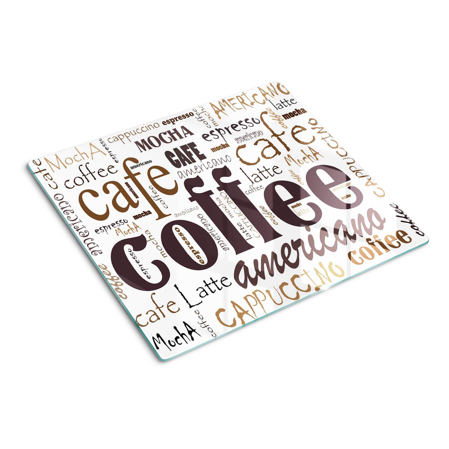 GLASPLATTE 60x52 cm Kaffee - Braun, Glas (60/0.4/52cm) - TULUP