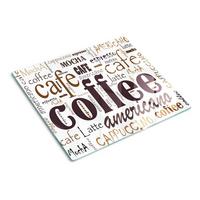 GLASPLATTE 60x52 cm Kaffee - Braun, Glas (60/0.4/52cm) - TULUP