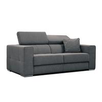 SOFA QUARTZ 3-Sitzer, dunkelgrau - Dunkelgrau, Holzwerkstoff/Textil (202/80/102cm) - Wozimo