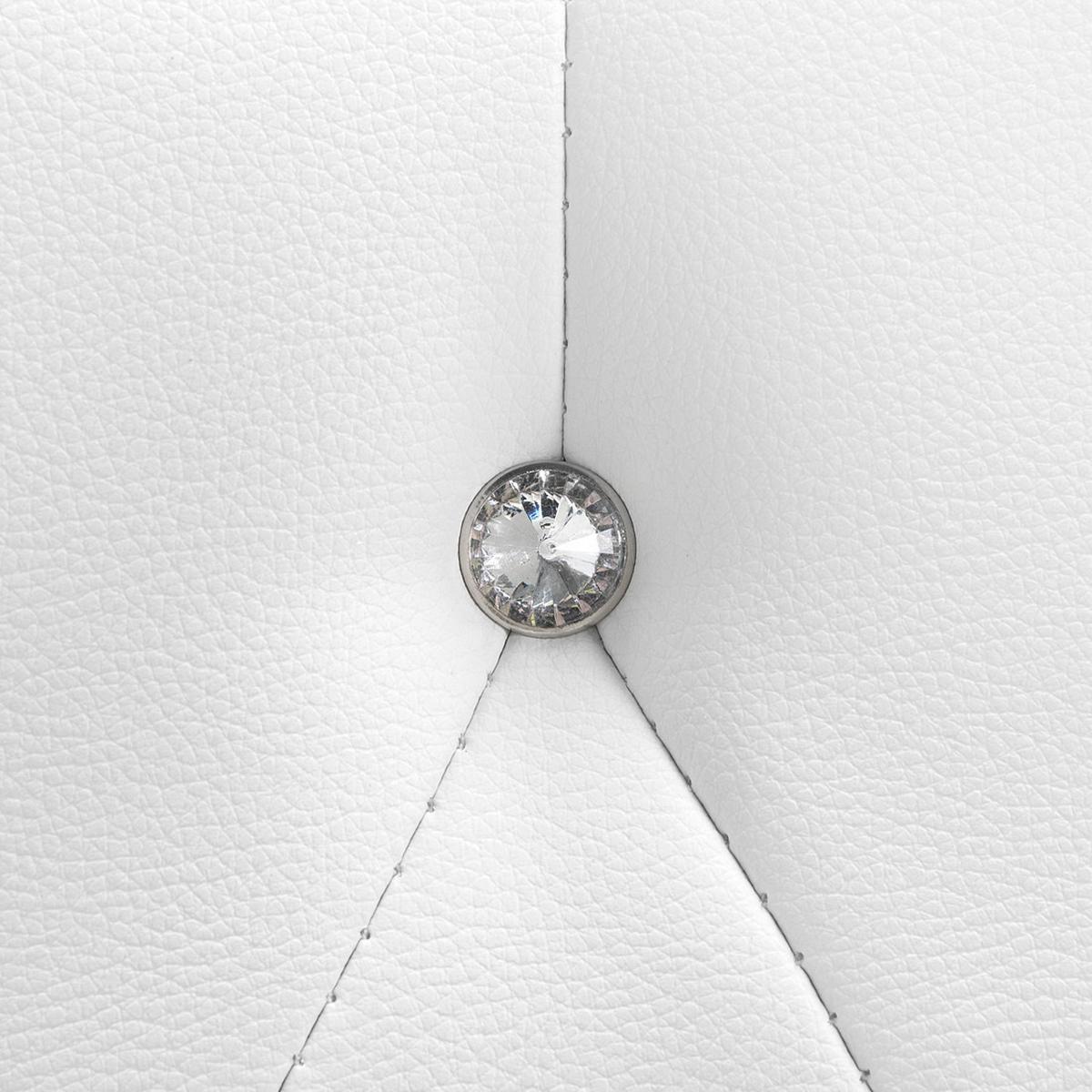 BETT 140/200cm Weiß Metz - Weiß, Textil (140/200cm) - Beliani