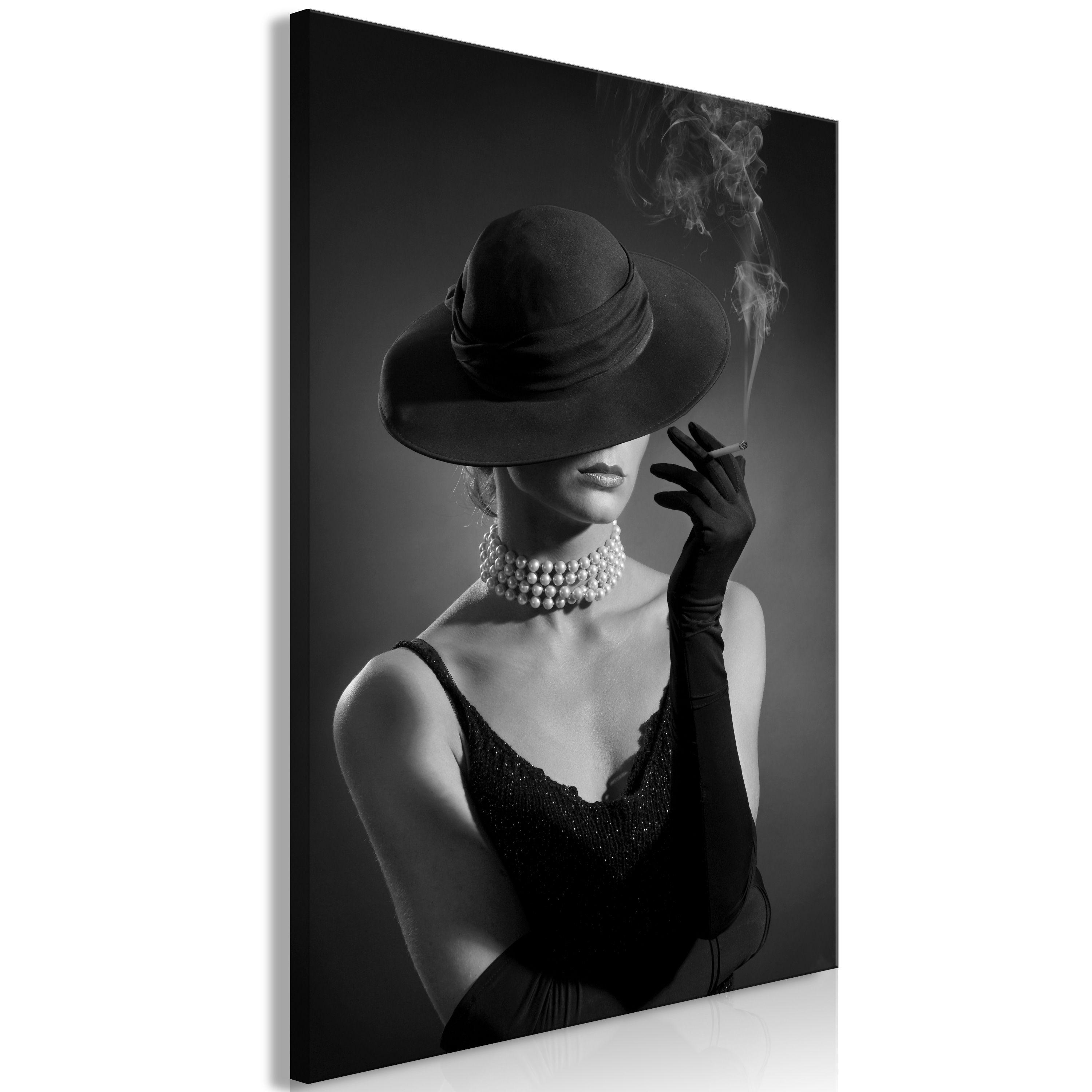 KUNSTDRUCK Schwarz-Weiß 40/60 cm - Schwarz, Textil (40/60cm) - KUNSTLOFT