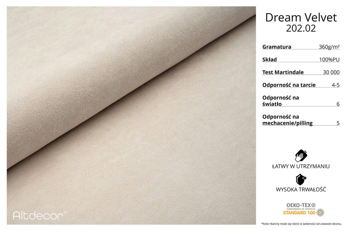 ECKSOFA mit Schlaffunktion Ottomane Links OLEA-L2 321x164x75 Beige Velours - Sandfarben/Schwarz, Holzwerkstoff/Kunststoff (321/164cm) - ALTDECOR