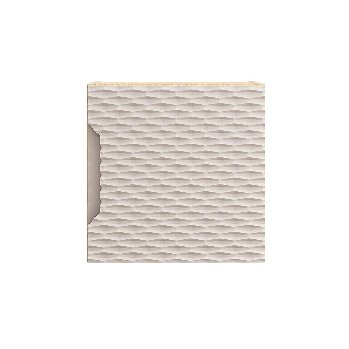 HÄNGESCHRANK 1 Tür Elora Beige und Holz - Beige, Holzwerkstoff (35/35/17cm) - Petits-meubles