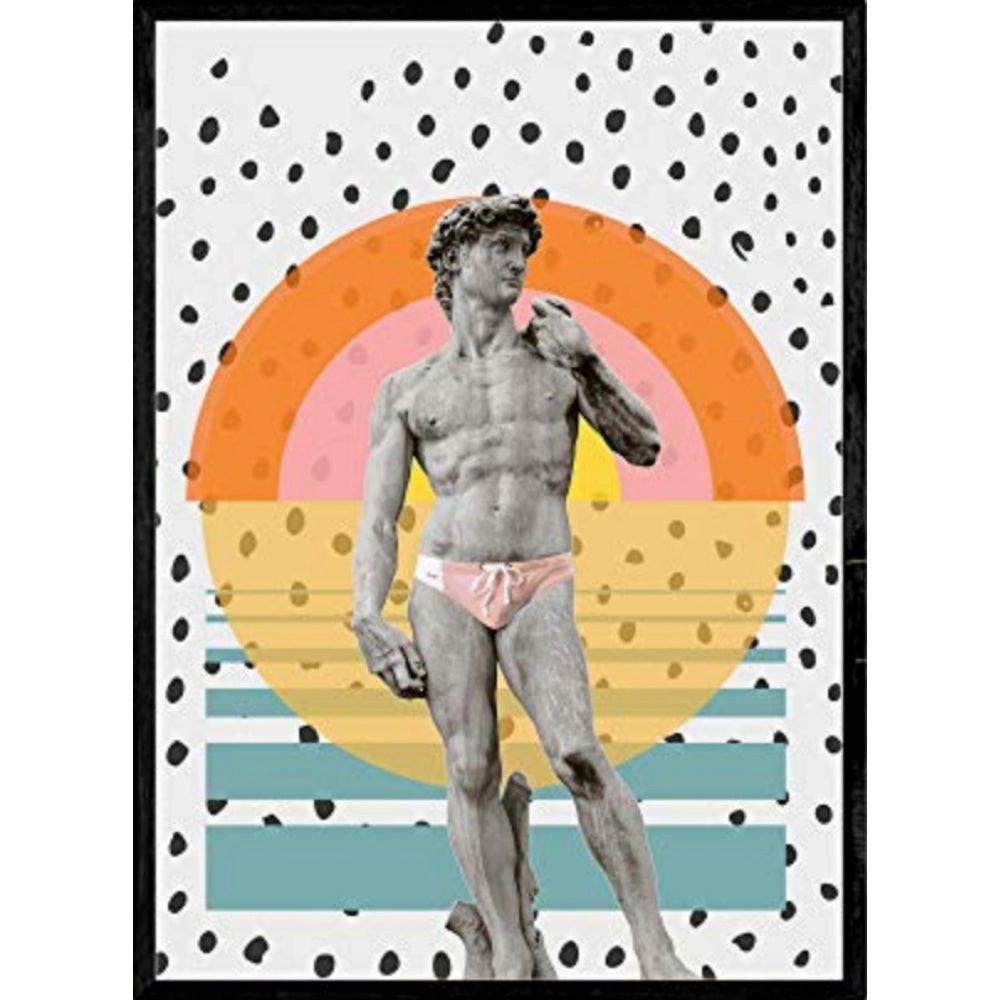 POSTER David – Collage A3 Rahmenlos - Klar, Papier (29.7/5/42cm) - Nacnic