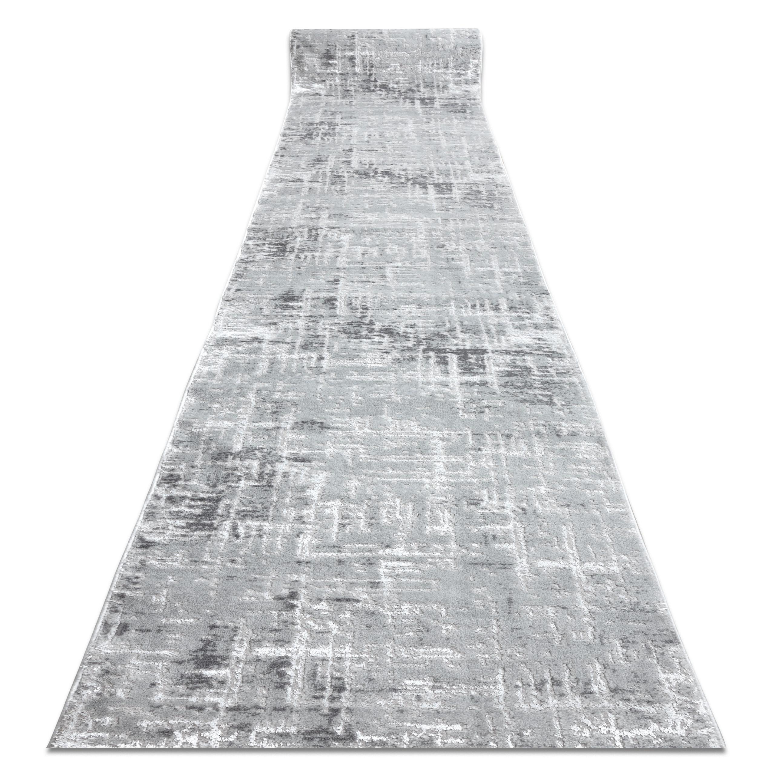 LÄUFER Strukturell MEFE 120/170 cm - Grau, Textil (120/170cm) - rugsX