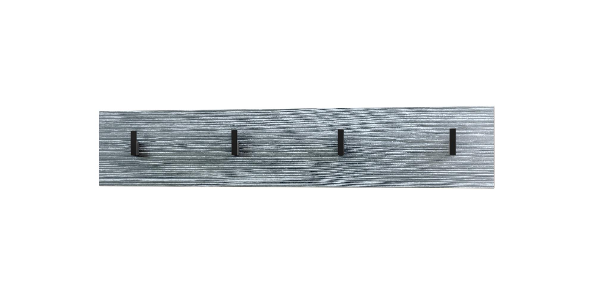 GARDEROBENPANEEL Linea Avola-Anthrazit - Anthrazit, Holzwerkstoff (72/14.5/3.5cm) - Vladon