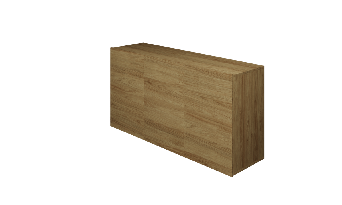 KOMMODE Dallas Hickory 160/60/35 - Eiche Bianco, Holzwerkstoff (160/60/35cm) - RAUMHIRSCH FURNITURE