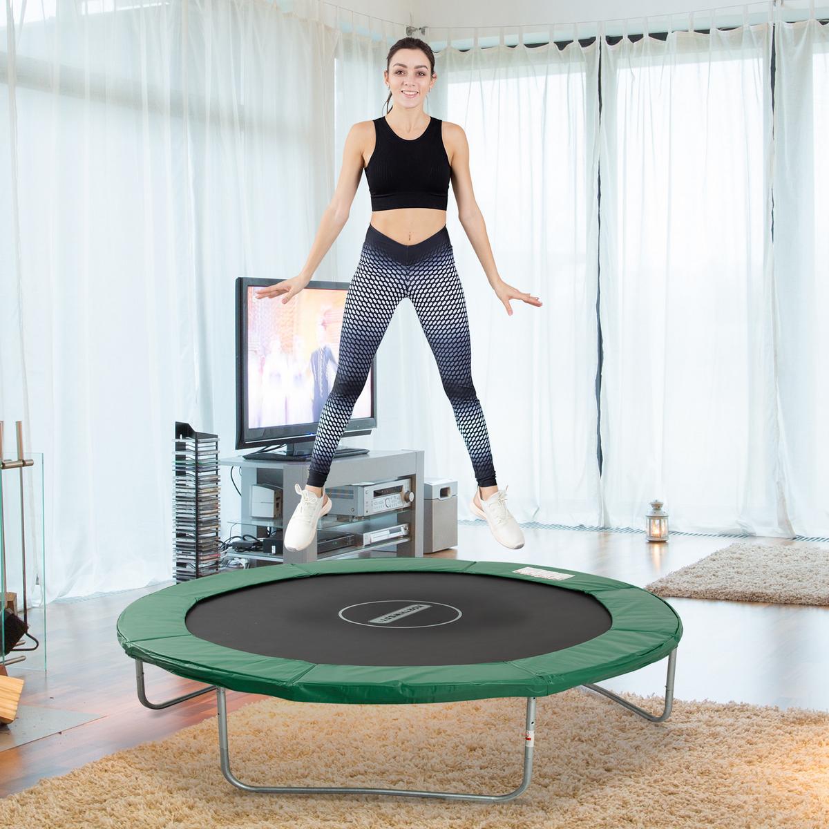 RANDABDECKUNG, PE, Grün, Ø305 cm - Grün, Kunststoff (305/305cm) - HOMCOM