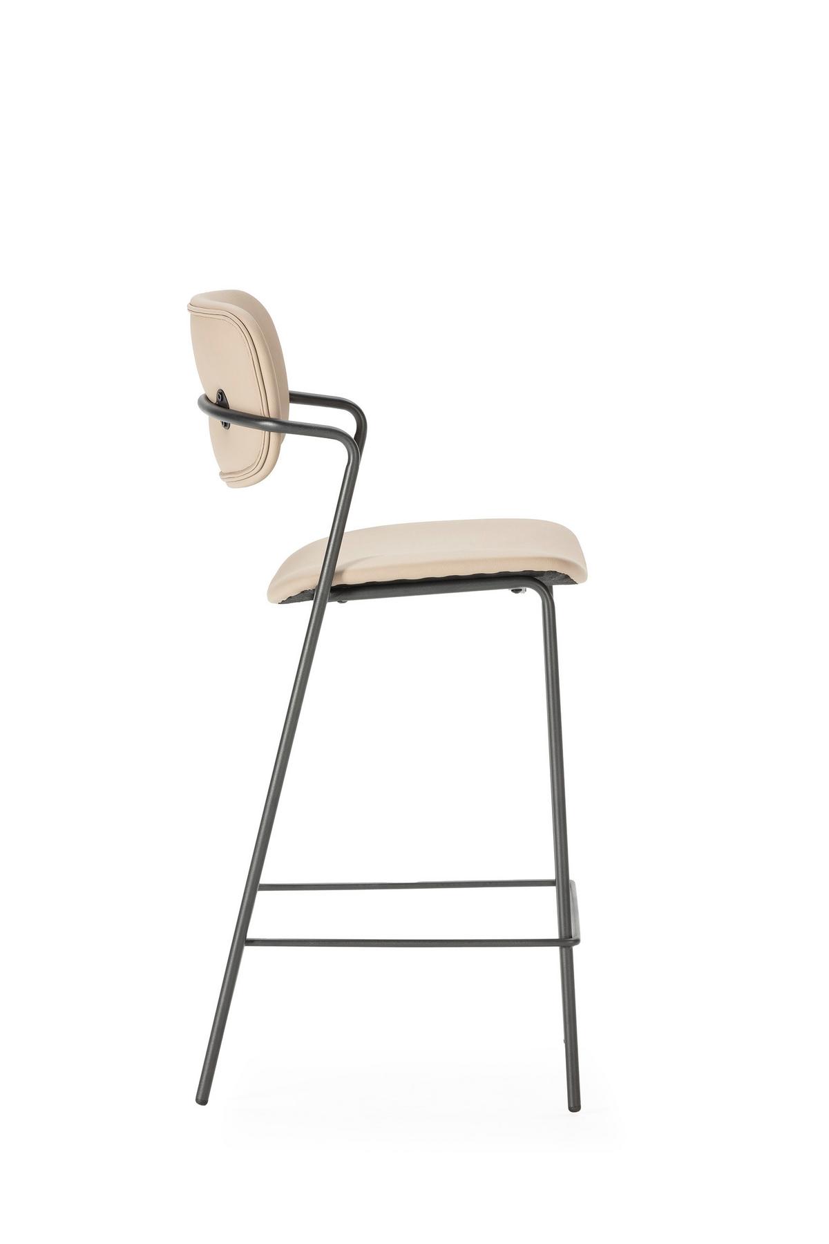 BARHOCKER Maika Beige 44/51/66 cm 2er-Set - Beige, Textil (51/66/44cm) - Calicosy