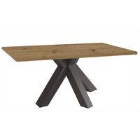 ESSZIMMERTISCH Ela 2 140 x 90 x 75 Esstisch Graphit/Asteiche - Naturfarben, Holz (140/90/75cm) - 58aufmkessel