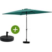 SONNENSCHIRM sol 2 Grün - Grün, Metall (300/200cm) - Habitat Garten