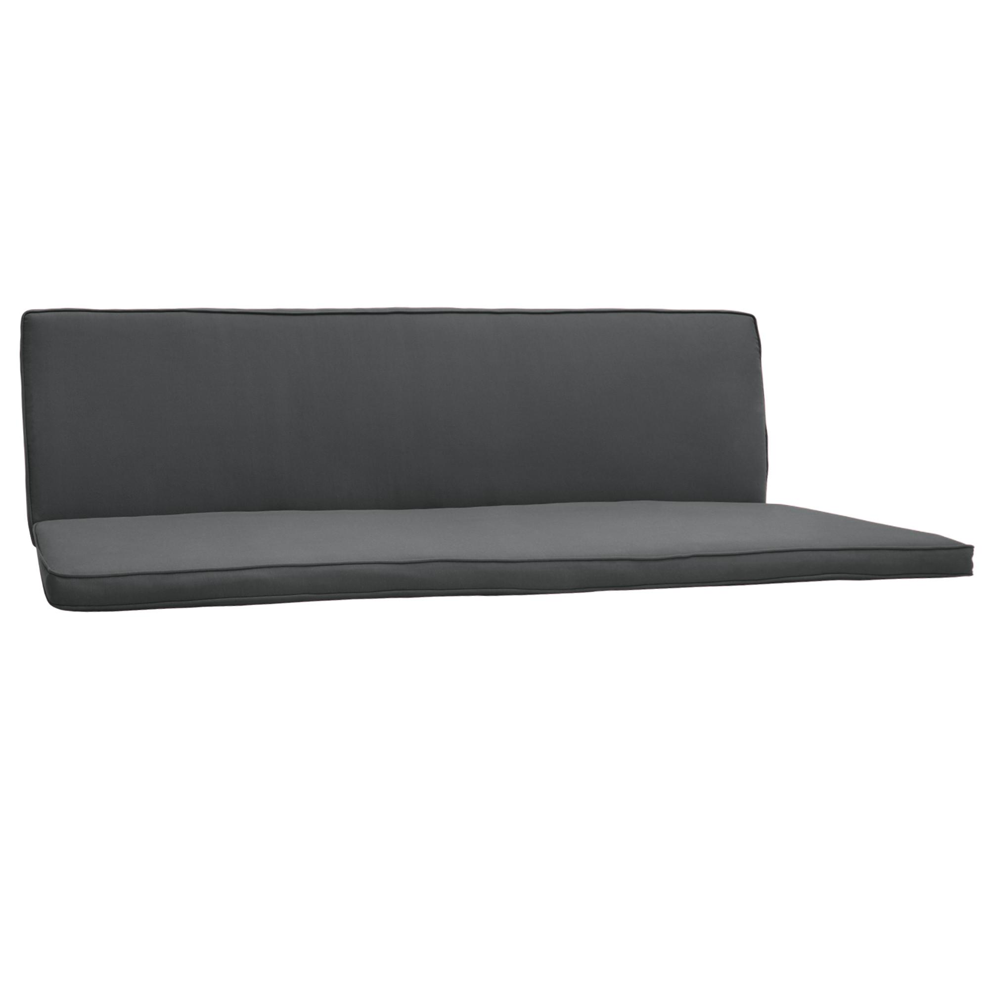 AUFLAGE für Hollywoodschaukel Loft HS - Graphitfarben, Textil (50/6/180cm) - Beautissu 