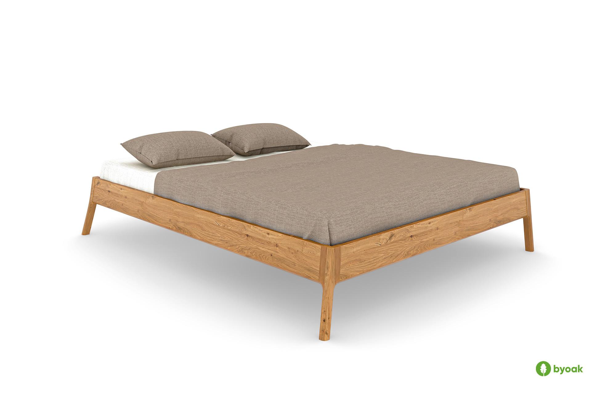 MASSIVHOLZBETT PAUL 3 80 x 200 Wildeiche - Wildeiche, Holz (80/200cm) - byoak