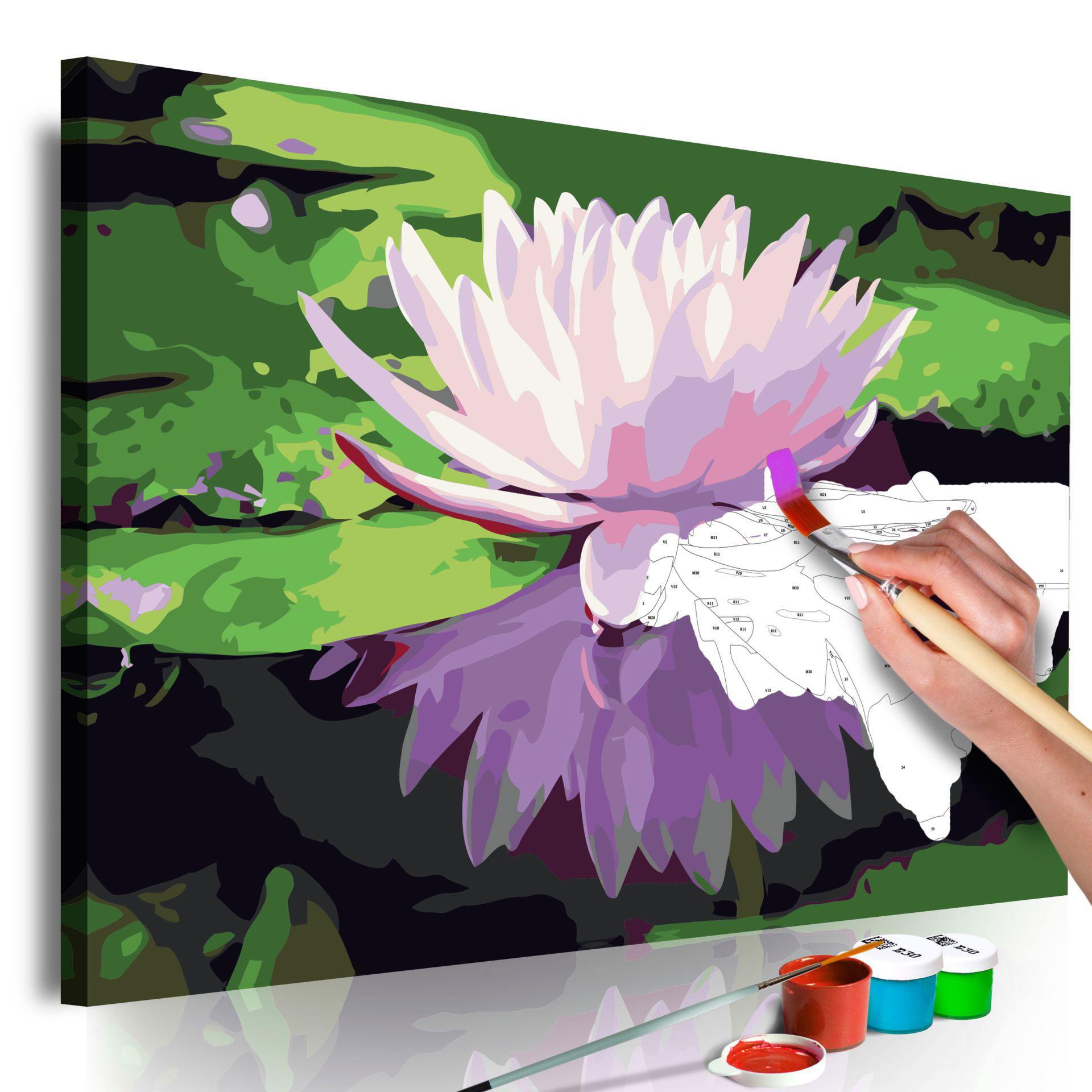 MALEN NACH ZAHLEN 50/40 cm - Multicolor, Textil (1.4/40cm) - KUNSTLOFT