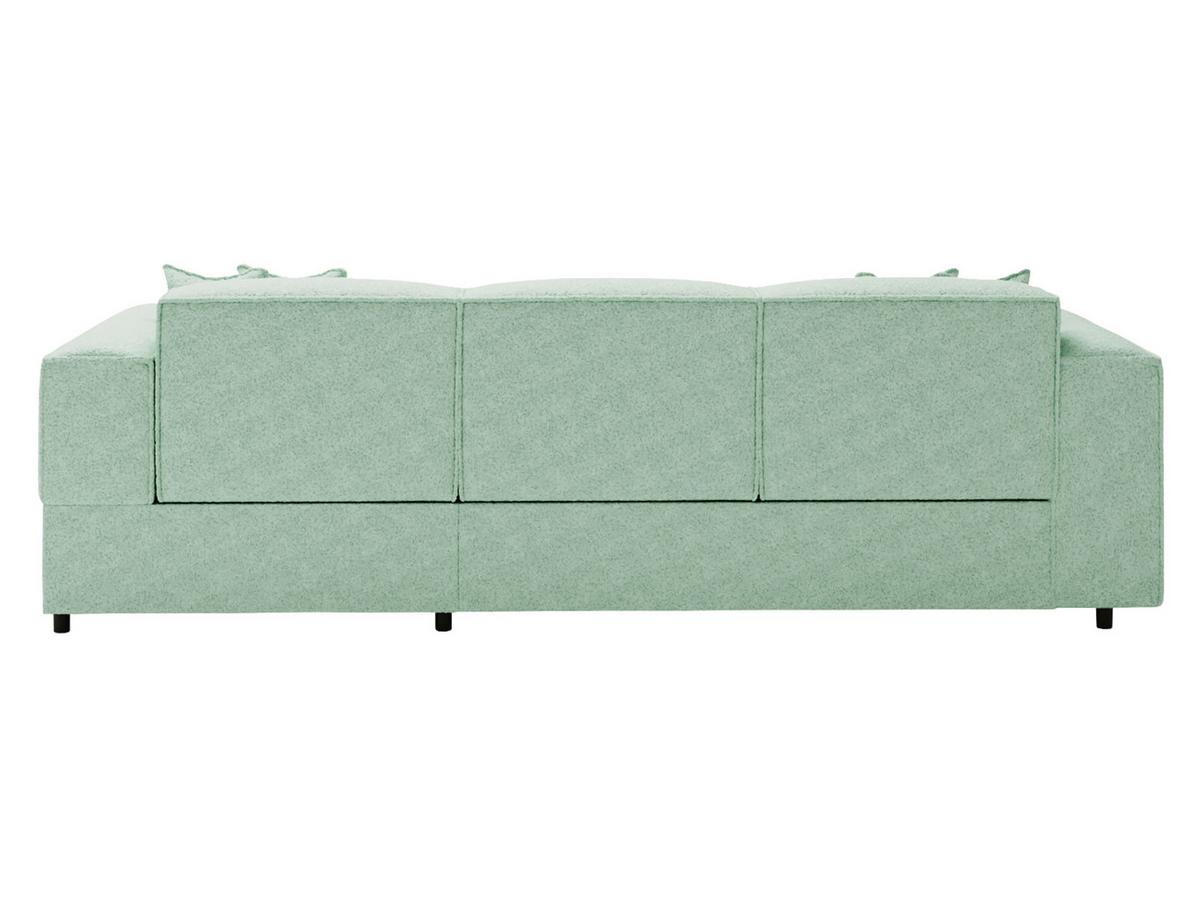 ECKSOFA Santos L, Seite: Rechts - Schwarz/Mintgrün, Holzwerkstoff/Kunststoff (253/166cm) - MIRJAN24