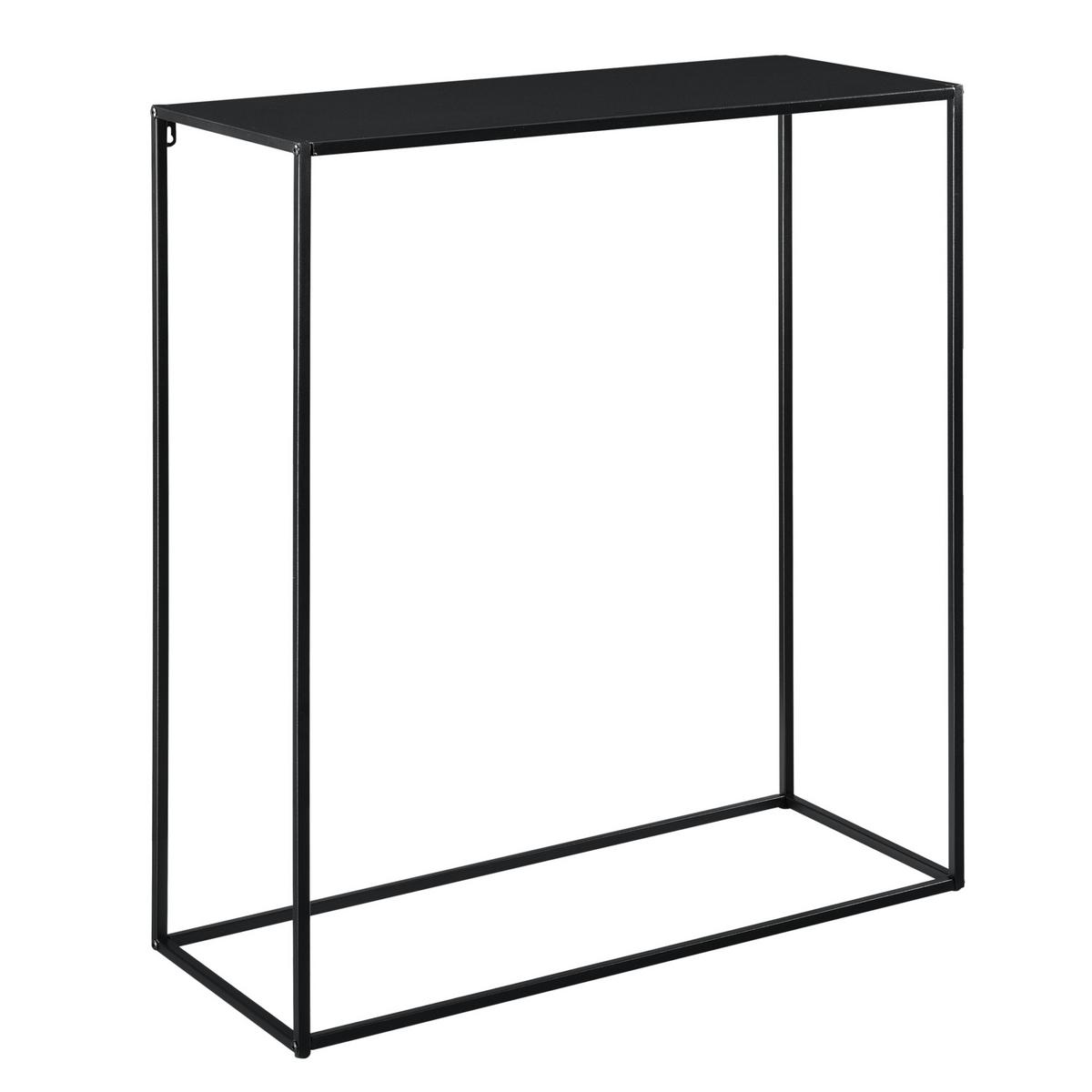 KONSOLENTISCH Benimaclet - Schwarz, Metall (32/80/92cm) - [en.casa]