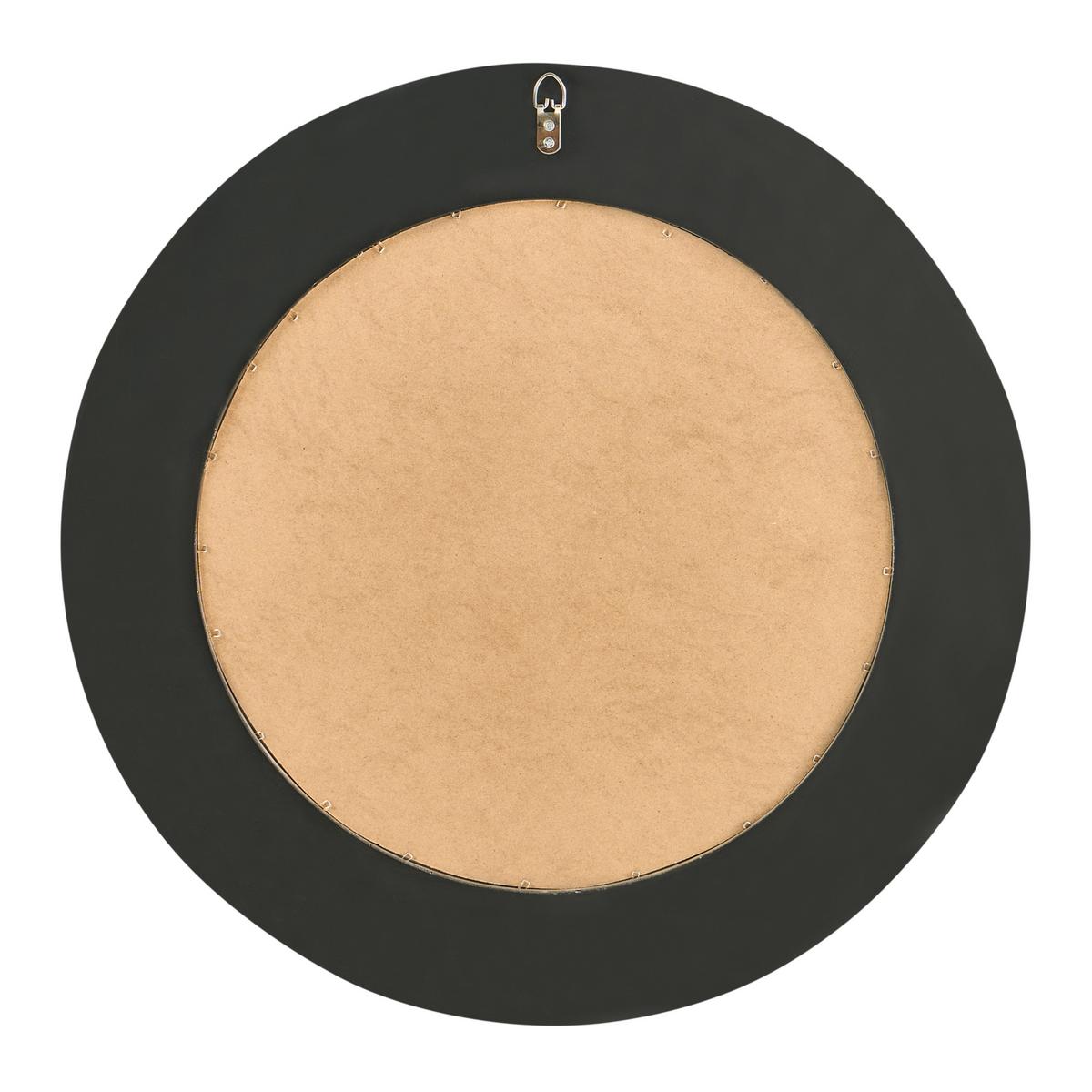 WANDSPIEGEL 66/66 cm Schwarz Malo - Goldfarben/Schwarz, Kunststoff (66/66/3cm) - Beliani
