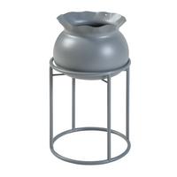 BLUMENSTÄNDER Assen - Grau, Metall (19.5/19.5/31.5cm) - [en.casa]