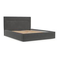 POLSTERBETT Liline 180/200 cm Anthrazit im Asti Stoff - Anthrazit/Schwarz, Holz/Holzwerkstoff (180/200cm) - AltaBeds