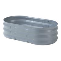 PFLANZBEET Alfedena - Anthrazit, Metall (90/25/50cm) - casa.pro