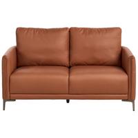 2-SITZER-SOFA Stoff Goldbraun Cilens - Goldfarben, Textil (152/93/83cm) - Beliani