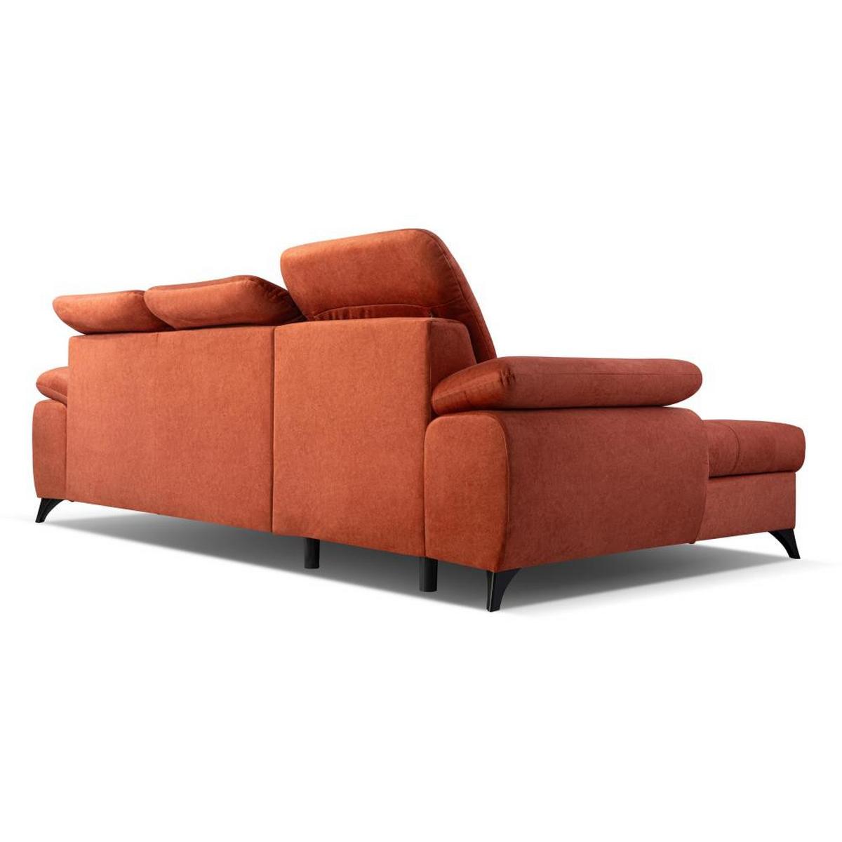 ECKSCHLAFSOFA Bello dunkelgrün links - Dunkelgrün/Schwarz, Textil (265/156cm) - Beautysofa