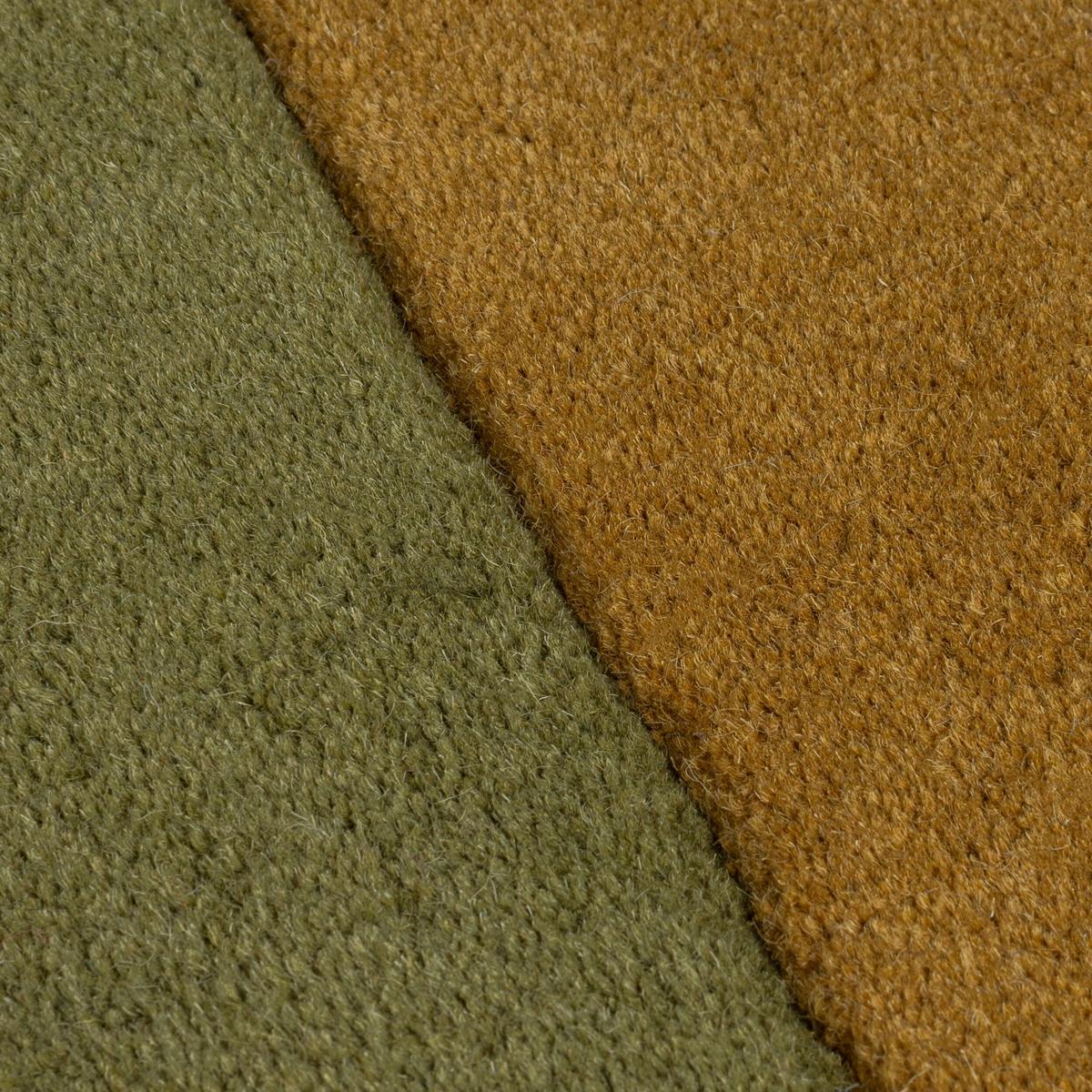 WOLLTEPPICH HALLEIN, abstrakt, aus Wolle, Grün, 200 x 290 cm - Grün, Textil (290/200cm) - KADIMA DESIGN
